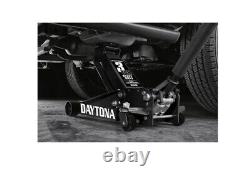 DAYTONA Heavy Duty Steel 3 Ton Professional Rapid Pump Floor Jack Rust Resistant