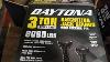 Daytona 3 Ton Heavy Duty Ratcheting Jack Stands Black 58343