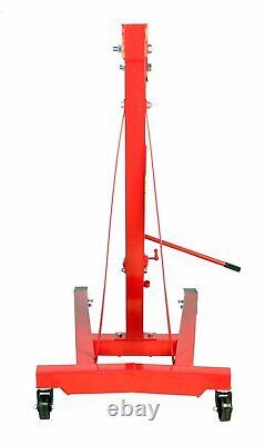 Dragway Tools 3 Ton 6000 LB Heavy Duty Engine Hoist Cherry Picker Shop Crane