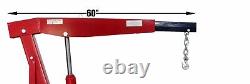 Dragway Tools 3 Ton 6000 LB Heavy Duty Engine Hoist Cherry Picker Shop Crane