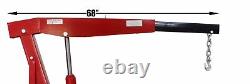 Dragway Tools 3 Ton 6000 LB Heavy Duty Engine Hoist Cherry Picker Shop Crane