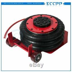 ECCPP 3 Ton Triple Bag Air Jack 6600LBS Quick Lift Heavy Duty Jacking Tire Shop