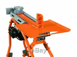 Electric Log Splitter Stand Tray Heavy-Duty 5-Ton Cutter Lightweight Portable