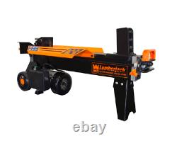 Electric Log Splitter with Stand Fire Wood Splitting Wedge Heavy Duty 6.5 Ton