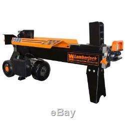 Electric Log Splitter with Stand Fire Wood Splitting Wedge Heavy Duty 6.5 Ton