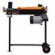 Electric Tree Fire Wood Log Splitter With Stand Cutter Heavy Duty 6.5-ton New