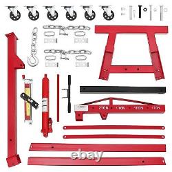 Engine Hoist with Lever 2 Ton Heavy Duty Folding Picker Engine Hoist Shop Crane