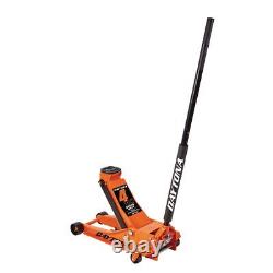 Floor Jack 4 Ton Heavy Duty Steel Ultra Low Profile Rapid Pump Car Lowrider