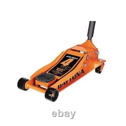 Floor Jack 4 Ton Heavy Duty Steel Ultra Low Profile Rapid Pump Car Lowrider