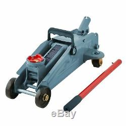 Floor Jack Ton 3 Hydraulic Heavy Duty Steel handle Trolley Profile Lift and Cas
