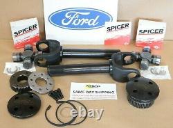 Ford F350 1978-1997 Dana 60 35 Spline Chromoly Outer Axle Shaft Conversion Kit