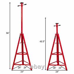 Goplus Heavy Duty 2 Ton Under Hoist Tripod Jack Adjustable Height 48.5- 84