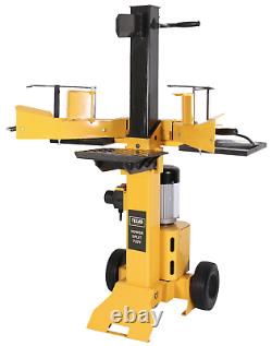 HEAVY DUTY HYDRAULIC 8 TON ELECTRIC LOG SPLITTER VERTICAL 3000watt MOTOR