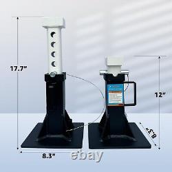 HKTE 14 Ton Heavy Duty Jack Stands with Locking Pins, 28000lbs Capacity, 2 Pack