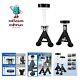 Hkte 4 Ton Heavy Duty Jack Stands, Low Profile, Security Locking Pins, 8,000