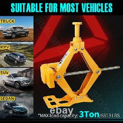 Heavy Duty 12v 3Ton 3t Electric Scissor Car Jack Lift 42cm With Impact Wrench