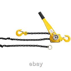 Heavy Duty 1.5 Ton Lever Chain Hoist 20FT Lift Puller with Hooks 3300LBS