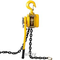 Heavy Duty 1.5 Ton Lever Chain Hoist 20FT Lift Puller with Hooks 3300LBS