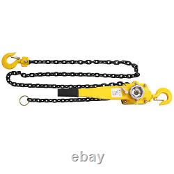 Heavy Duty 1.5 Ton Lever Chain Hoist 20FT Lift Puller with Hooks 3300LBS