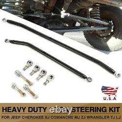 Heavy Duty 1 Ton Steering Kit fit JEEP Cherokee XJ Comanche MJ ZJ Wrangler TJ LJ