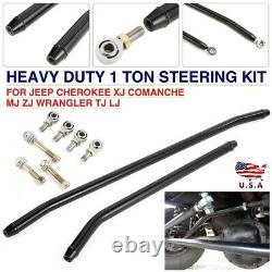 Heavy Duty 1 Ton Steering for JEEP Cherokee XJ Comanche MJ ZJ Wrangler TJ LJ US