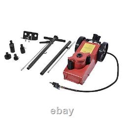 Heavy Duty 22 Ton Air Hydraulic Floor Jack Wheels Lift Truck Bus Shop Equipment