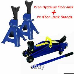 Heavy Duty 2-3Ton Hydraulic Floor Jack / Scissor Jack / Stand Kit Car Van Truck
