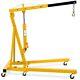 Heavy-duty 2 Ton Folding Hydraulic Engine Hoist Crane Lift, 4400 Lbs Capacity