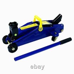 Heavy Duty 2 Ton Hydraulic Floor Jack + 3 Ton Axle Stand Lifting Car Van Truck