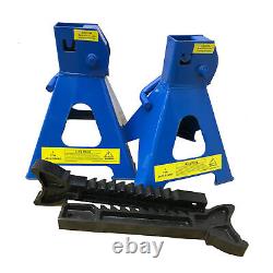 Heavy Duty 2 Ton Hydraulic Trolley Floor Jack + 3 Ton Axle Stands Car Lift Tonne