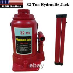 Heavy Duty 32 Ton Hydraulic Bottle Jack Automotive Shop Equipment For Car Truck