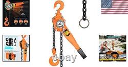 Heavy-Duty 3/4 Ton Chain Hoist 10ft Safe Lifting for Automotive & Construction