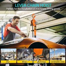 Heavy-Duty 3/4 Ton Chain Hoist 10ft Safe Lifting for Automotive & Construction