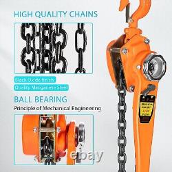 Heavy-Duty 3/4 Ton Chain Hoist 10ft Safe Lifting for Automotive & Construction