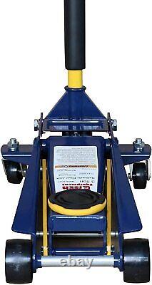Heavy Duty 3 Ton Floor Jack, Low Profile Hydraulic Jack, withDouble Pump Quick Lift