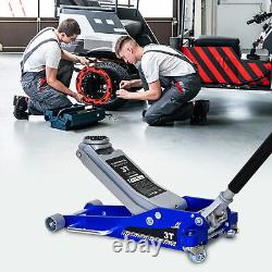 Heavy-Duty 3 Ton Racing Jack, Aluminum Construction, Portable with Side Handle