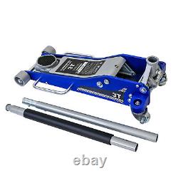 Heavy-Duty 3 Ton Racing Jack, Aluminum Construction, Portable with Side Handle