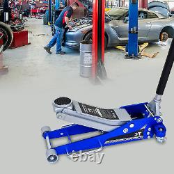 Heavy-Duty 3 Ton Racing Jack, Aluminum Construction, Portable with Side Handle