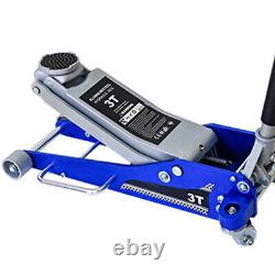 Heavy-Duty 3 Ton Racing Jack, Aluminum Construction, Portable with Side Handle