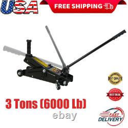 Heavy Duty 3 Ton SUV Jack Car Floor Truck Hydraulic Lift Saddle Repair Tool HOT