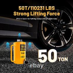 Heavy Duty 50 Ton 6 inch Stroke Hydraulic Cylinder Jack Single Acting Solid Ram