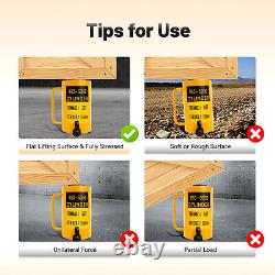 Heavy Duty 50 Ton 6 inch Stroke Hydraulic Cylinder Jack Single Acting Solid Ram