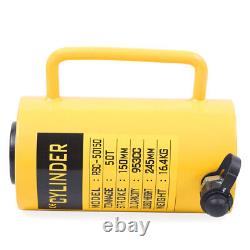 Heavy Duty 50 Ton 6 inch Stroke Hydraulic Cylinder Jack Single Acting Solid Ram