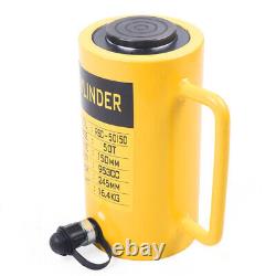 Heavy Duty 50 Ton 6 inch Stroke Hydraulic Cylinder Jack Single Acting Solid Ram