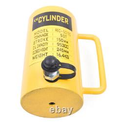 Heavy Duty 50 Ton 6 inch Stroke Hydraulic Cylinder Jack Single Acting Solid Ram