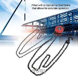 Heavy Duty 5TON Chain Block Hoist Manual Hand Ratchet Winch Lift Pull Lever