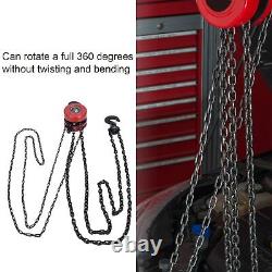 Heavy Duty 5TON Chain Block Hoist Manual Hand Ratchet Winch Lift Pull Lever