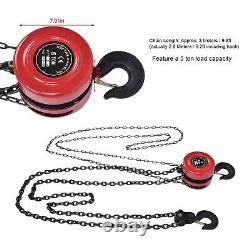 Heavy Duty 5TON Chain Block Hoist Manual Hand Ratchet Winch Lift Pull Lever