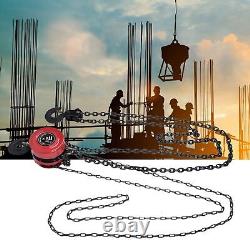 Heavy Duty 5TON Chain Block Hoist Manual Hand Ratchet Winch Lift Pull Lever