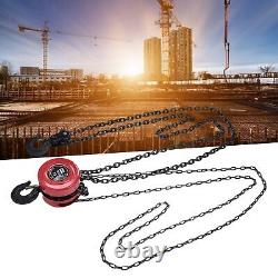 Heavy Duty 5TON Chain Block Hoist Manual Hand Ratchet Winch Lift Pull Lever